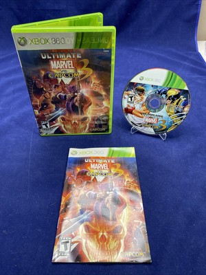 Ultimate Marvel vs. Capcom 3 (Microsoft Xbox 360, 2011) Complete With Manual CIB