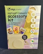 Digipower Instant Camera 53 pc Accessory Kit for FujiFilm Instax Mini 9 & 7s NEW