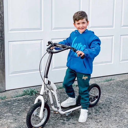 HOMCOM Monopattino Regolabile Ruote Grandi e Telaio in Metallo Max 100kg - Foto 2 di 10
