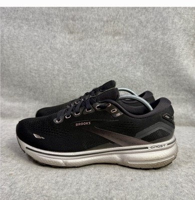 Brooks Ghost 15 Black & Silver Running Sneakers
