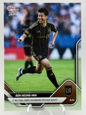 2025 Topps NOW MLS #80 HEUNG-MIN SON 1st MLS Goal LAFC