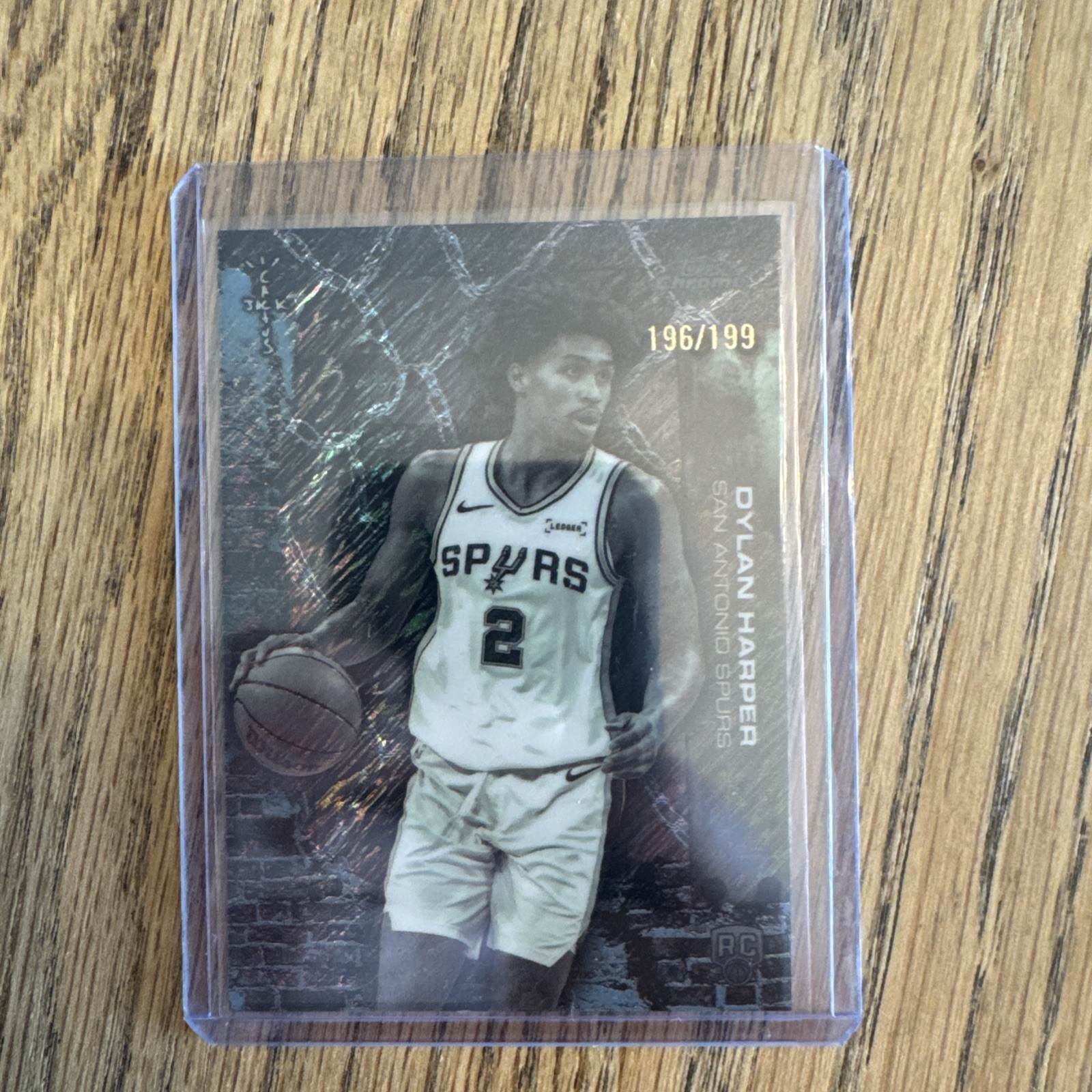Topps Chrome 2026 Dylan Harper Cactus Jack RC Shimmer Refractor 196/199