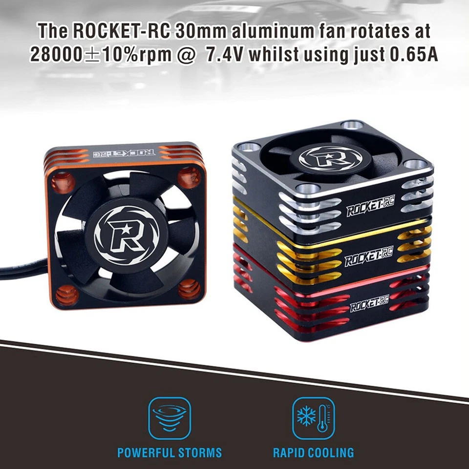 SURPASS HOBBY Cooling Fan 28000RPM Heat Dissipation Cooling Fan for 540 Motor - Image 4 of 4