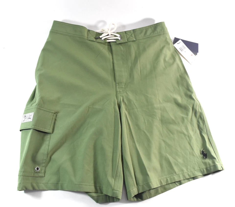 Polo Ralph Lauren Herren Badeshorts Badehose Neu XXL Grün Netzfutter