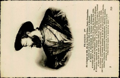 Postcard Postcard: Francis I portrait