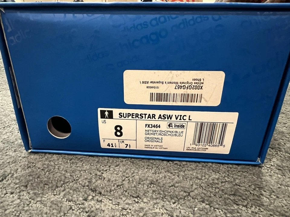 Adidas Pink Suede Sneakers with Striped Insole- Limited Edition - Image 4 of 4