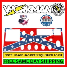 Workman 99REB Radio Replacement Faceplate Chrome Face For Galaxy DX99V CB Ham