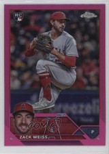 2023 Topps Chrome Update Pink Refractor Zack Weiss #USC155 0c4