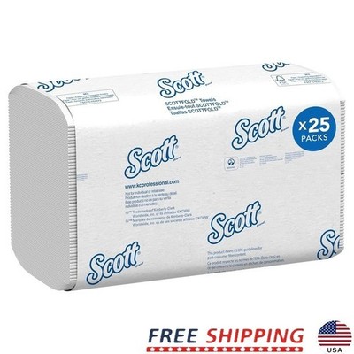 High Absorbency Multifold Paper Towels 2-Ply 4375 Sheets Touchless Dispensing US