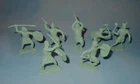Vintage 1960s Marx Castle Play Set Non Brittle Flat Green 54mm Vikings