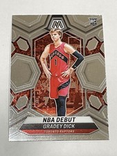 2023-24 Panini Mosaic Basketball #260 - Gradey Dick RC - Toronto Raptors