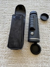 Monocular With Compass, Lens Covers,Draw String Bag Case -