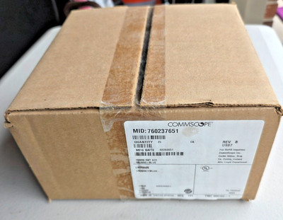 Commscope Uniprise UKJ600-Cat6 KJ-Series Modular Jack 760237651 (Blue) Box of 25