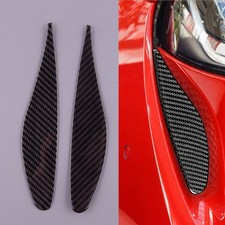 Carbon Fiber Headlight Engine Hood Vent Trim Cover Fit for Toyota GR Supra A90