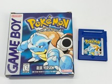 Pokemon Blue Version (Nintendo Game Boy) Game & Original Box Authentic