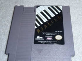 The Miracle Piano Teaching System NES Nintendo Cartridge video game tested works