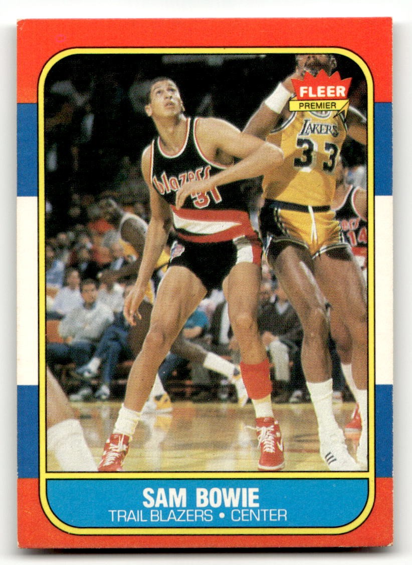1986-87 Fleer #13 Sam Bowie