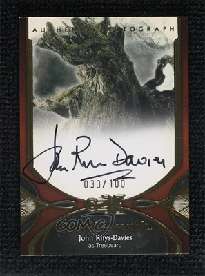 2022 Cryptozoic CZX Middle-Earth 33/100 John Rhys-Davies as Treebeard Auto 10a3