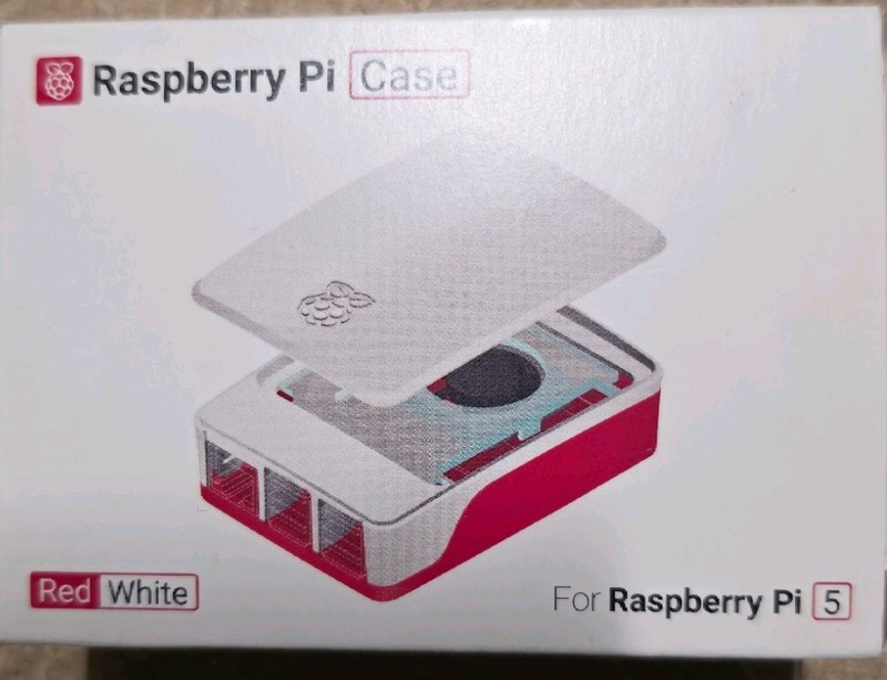 10x Raspberry Pi 5 Genuine Pi 5 Case Red and White Free Postage UK BRAND NEW