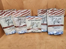 Set of 5 Patriot Pantry Emergency Food Stores
