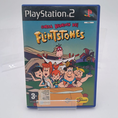 Flintstones PS2 PlayStation 2 Multilingual Bedrock Race PAL ITA + EU   