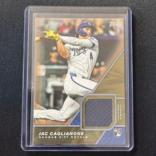 🧂YY 2026 TOPPS BASEBALL MAJOR LEAGUE MATERIAL RELIC GOLD /50 RC JAC CAGLIANONE