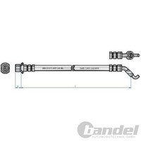 2X NK BremsschlÄUche Hinten Passend FÜR Toyota Corolla Links+Rechts