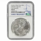 2022(W) American Silver Eagle $1 Early Releases NGC MS 69