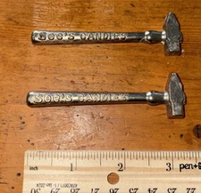 Vintage - See's Candies Toffee Hammer - Lot 2 -  Cast Metal - 3.25”