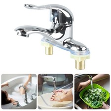 1 Bathroom Sink Faucet Elegant Zinc Alloy Hot And Cold Water Mixer Tap For Home