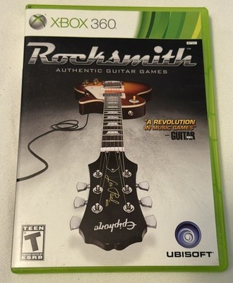 Rocksmith (Microsoft Xbox 360, 2011) GAME AUTHENTIC GUITAR GAMES (No Cable)