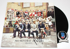 MARCUS MUMFORD & SONS SIGNED 'BABEL' VINYL RECORD ALBUM LP BECKETT BAS COA
