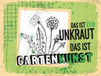 Holzschild 30X40 Cm Kein Unkraut Das Ist Gartenkunst Deko Schild Deko Geschenk