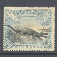 North Borneo 1897 12c SG106b Mint Cat &pound;150