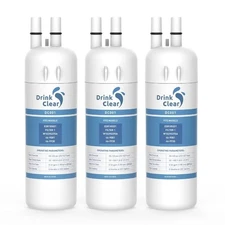 3 Pack Drink Clear Refrigerator Filter EDR1RXD1 P8RFWB2L++ 2 New
