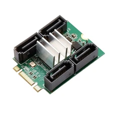 Open Box-M.2 to 4 Port SATA III RAID Adapter - SD-ADA40118