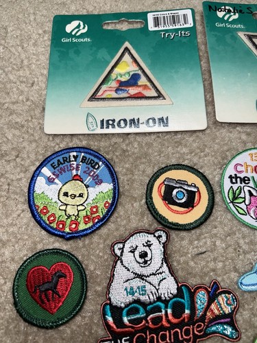 Lot Of 32 Girl Scout Patches & Pins - Picture 9 of 12