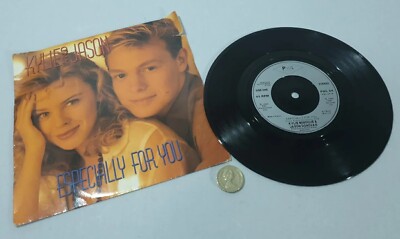 Kylie And Jason ESPECIALLY FOR YOU 7'' Vinyl Record Single 1988 1980's ALL I WANT