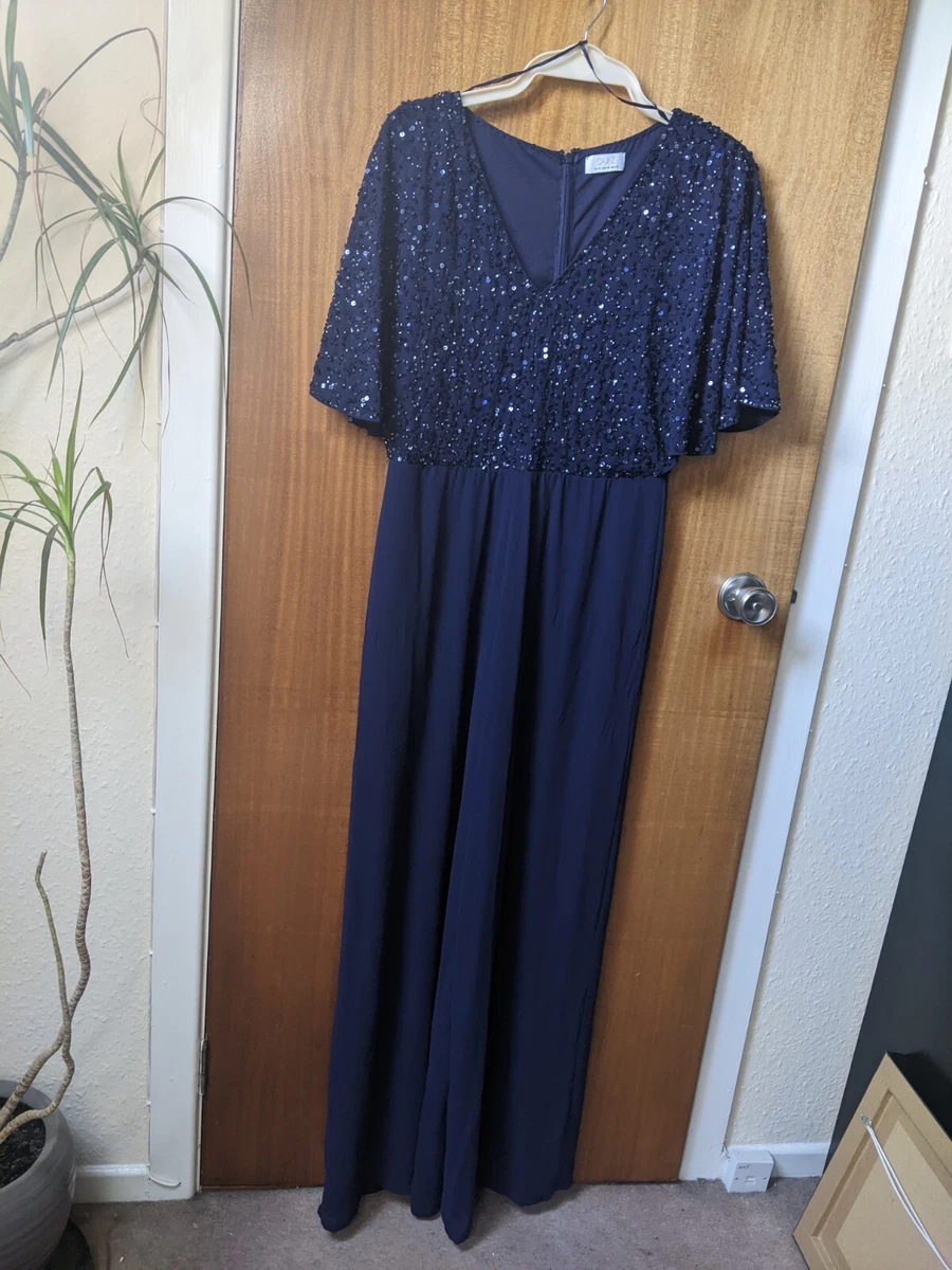Quiz navy palazzo deals jumpsuit