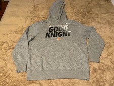 NIKE UCF Knights Long Sleeve Hoodie Gray - 2014 Fiesta Bowl - Good Knight - XL