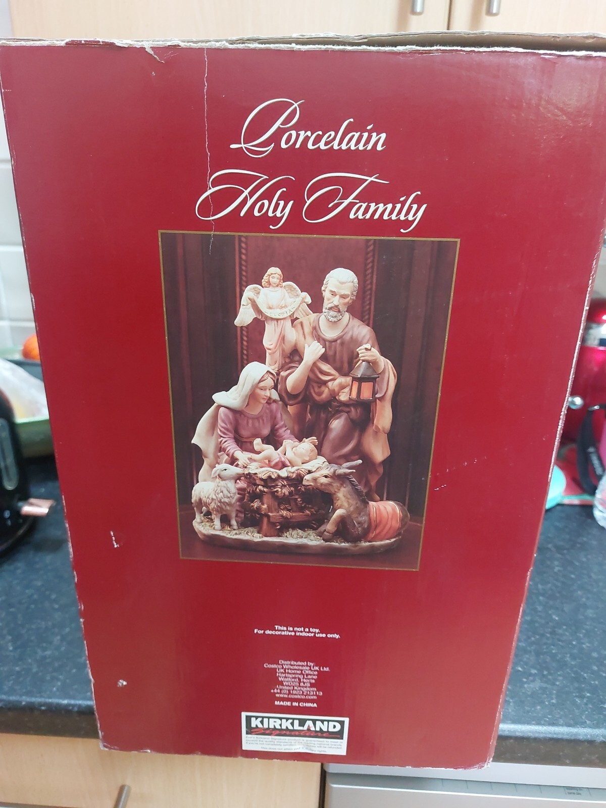 Boxed Costco Kirkland Signature 681045 Porcelain Holy Family 35x30cm eBay