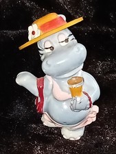 Reduziert &Uuml;Eier Figur Happy Hippo Susi Sonnenschein mit Hut Rarit&auml;t sehr selten.