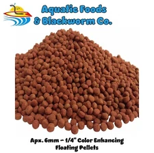 6mm Color Enhancing Floating Pellets for Koi, Pond & Tropicals Fish
