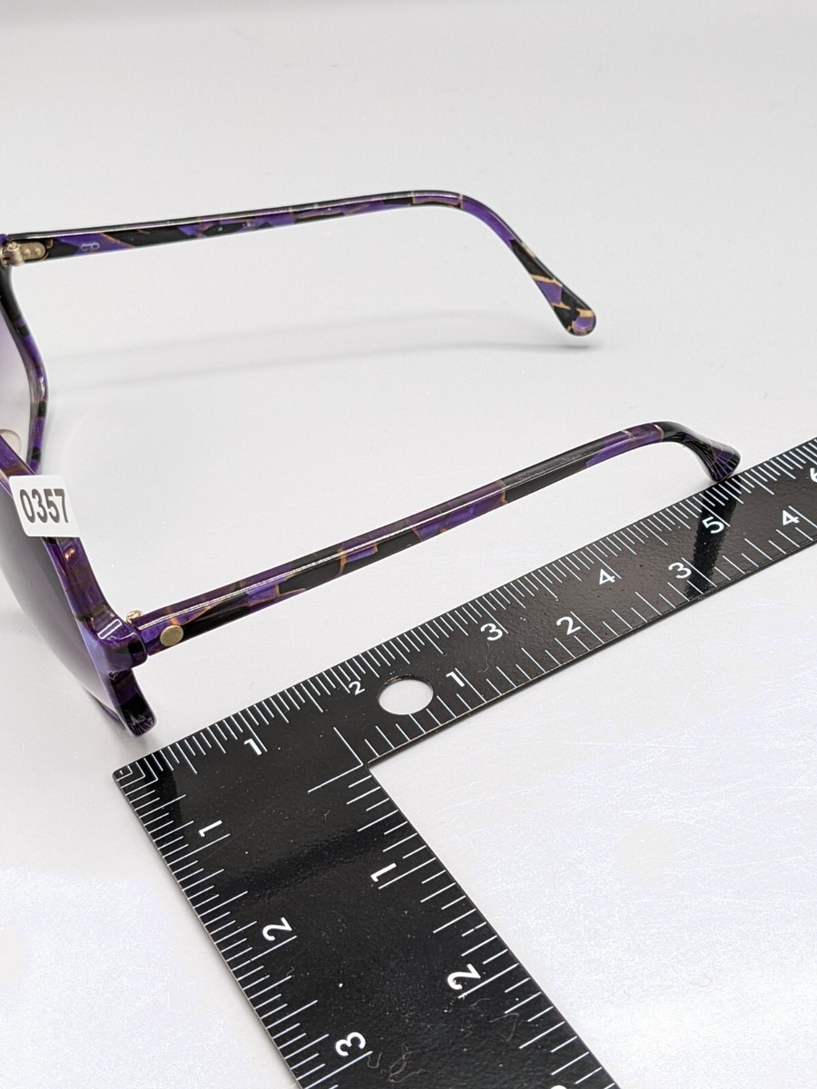 Vintage SANFORD HUTTON Sunglasses Women Oversize Colors In Optics Purple Eyewear VTG SANFORD HUTTON Sunglasses Women Oversize Colors In  main image 2