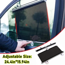 Retractable Car Side Window Sun Shade Cover Visor UV Block Protector Sunshade US