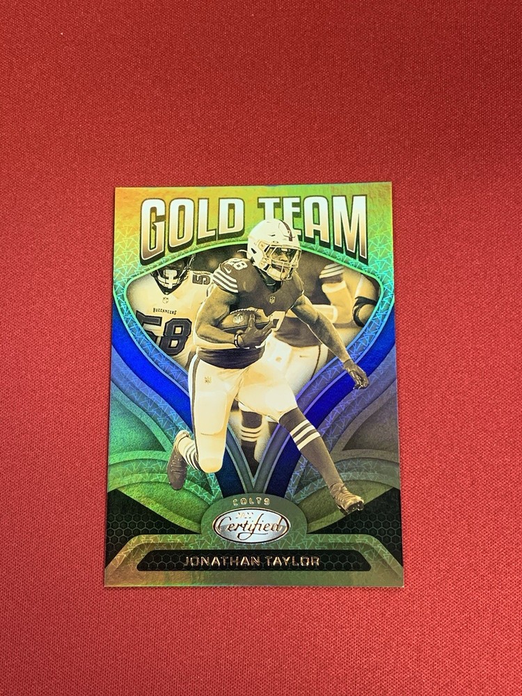 2022 Panini Certified - Gold Team Mirror Bronze #GT-17 Jonathan Taylor /249