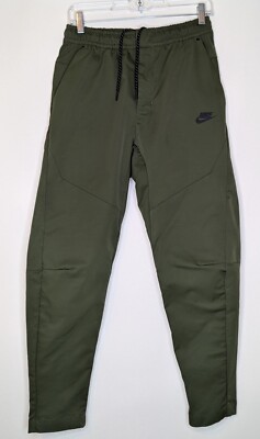 Nike Tech Essentials Commuter Pants Men's S Unlined Green DH4224-326 - VG Cond