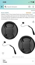 gaoag 2pk 77mm center pinch lens cap for Nikon Canon Sony See Pics for details 