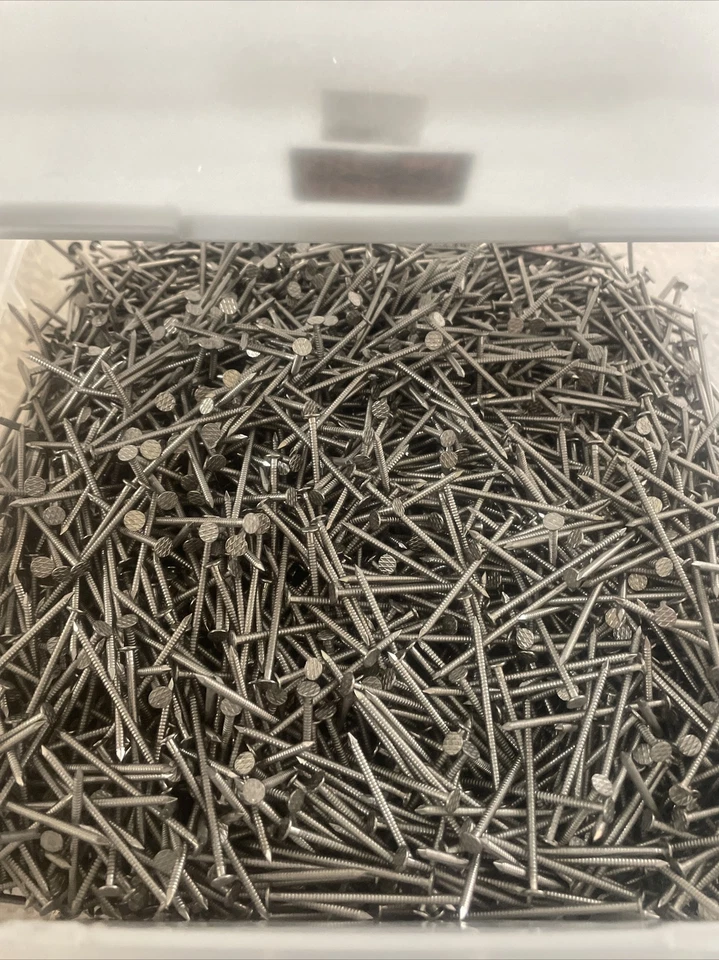 Grip Rite 1-3/4 acero inoxidable #304 5D clavos de revestimiento 25 libras Foto 3 de 4