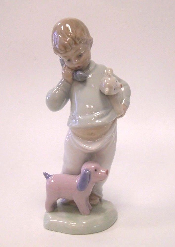 RETIRED NAO BY LLADRO HELLO MOMMY 02001044 ISSUED 1987 MINT